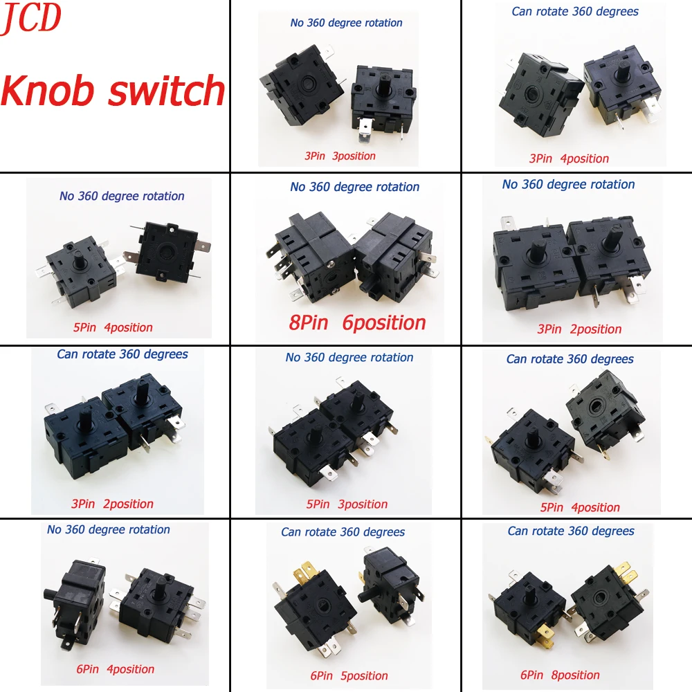 1 шт. ЭЛЕКТРИЧЕСКИЙ КОМНАТНЫЙ обогреватель, 3 положения, 4 положения, 3 контакта, 5-контактный поворотный переключатель, переключатель переменного тока, 250 В, 16 А, RT222 1 шт. ЭЛЕКТРИЧЕСКИЙ КОМНАТНЫЙ обогреватель, 3 положения, 4 положения, 3 контакта, 5-контактный поворотный переключатель, переключатель переменного тока, 250 В, 16 А, RT222