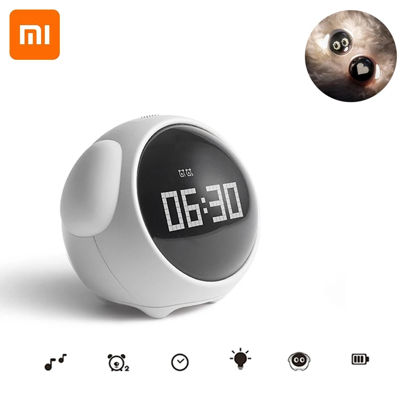 

Xiaomi Expression Alarm Clock Children's alarm clock Digital LED Voice Controlled Light Clock Party Bedroom Decor Gift for Child