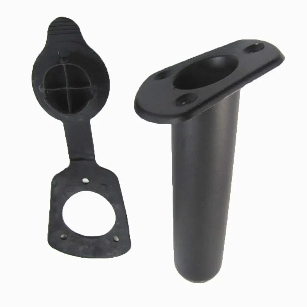 

2pcs/4pcs Portable Lightweight Fishing Rod Holder With Screws Cap Cover Kayak Boating Accessories