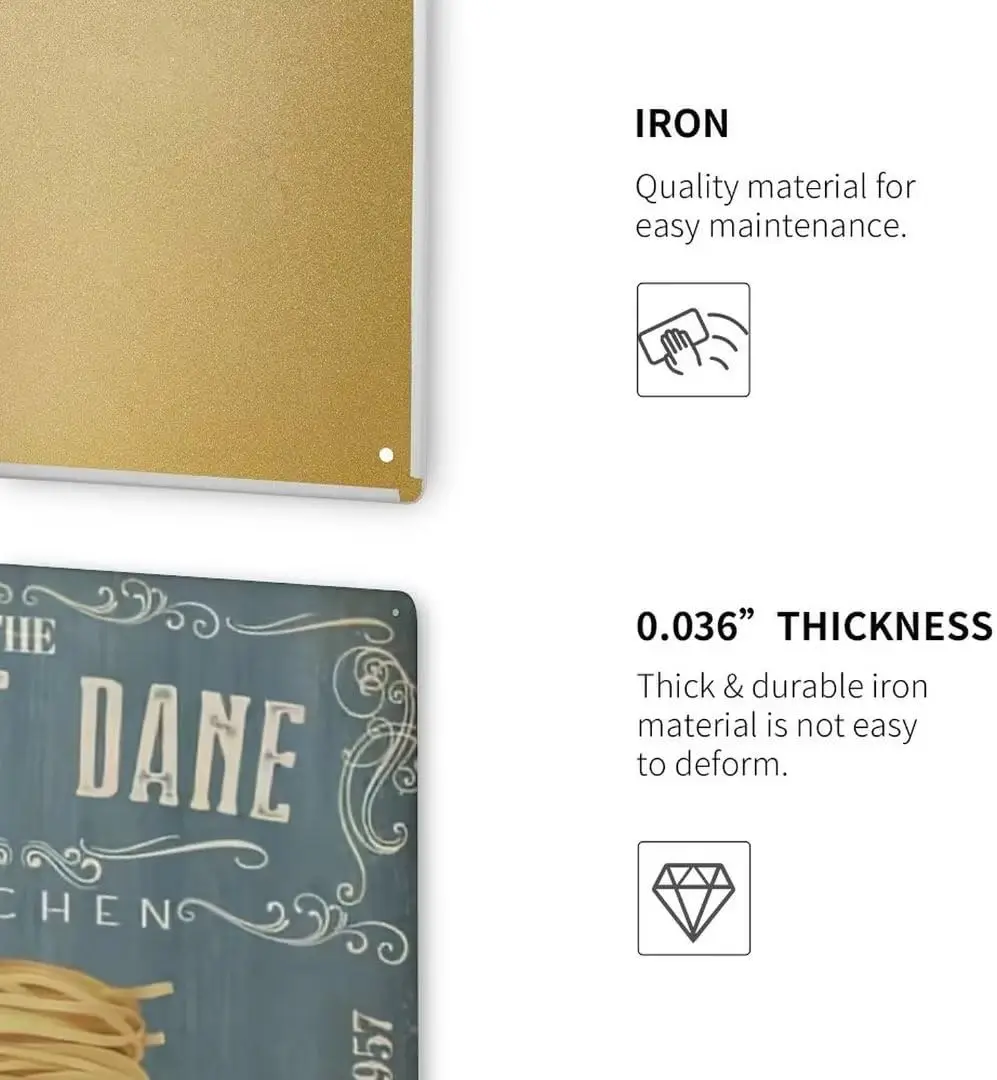 Винтажный металлический знак Мой дом мой двор мои люди собака металлическая