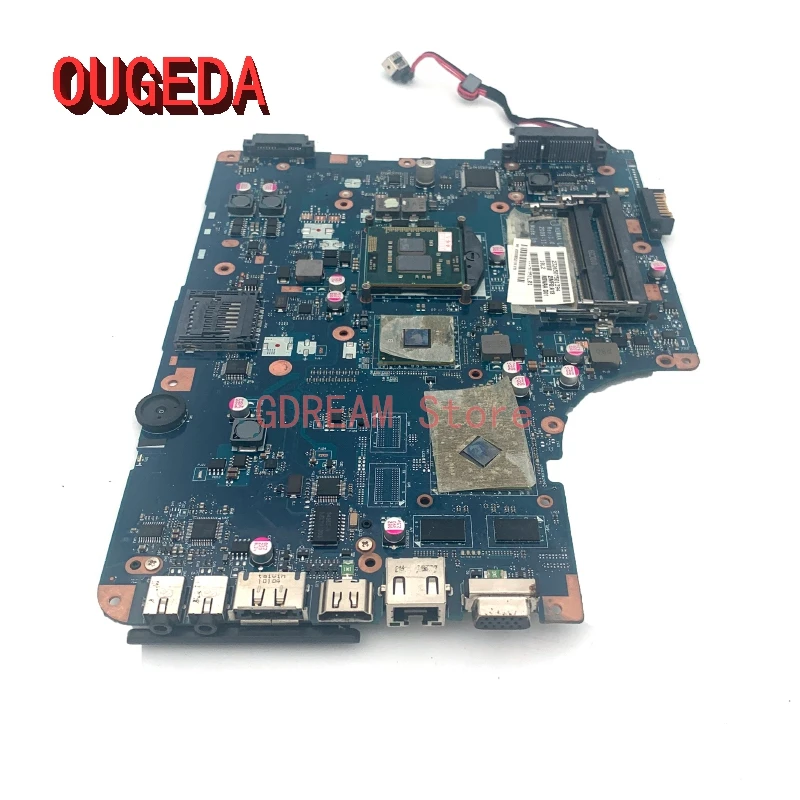 OUGEDA для ноутбука Toshiba Satellite L500 L505 K000092520 NSWAA LA-5322P материнская плата ноутбука 15,6-дюймовая DDR3 HD4500 бесплатный процессор полностью протестирован.
