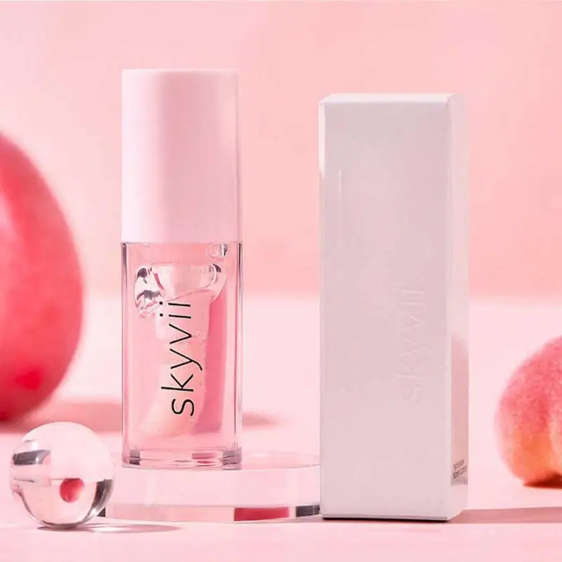 

2 Color Doodle Lip Oil Glass Lip Gloss Moisturizing Hydrating Anti-dry Non-sticky Lip Balm Lip Care Makeup