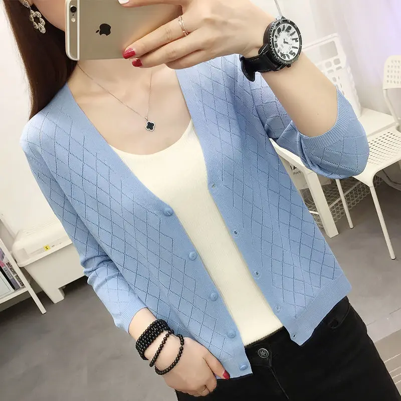 

Кардиган женский вязаный с длинным рукавом, повседневный жакет-шаль, верхняя одежда, большой размер 4XL, X125, осень