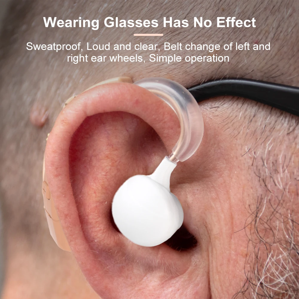 

Слуховые аппараты RESOXY, усилитель звука на батарейках, устройство для улучшения слуха с чехлом для взрослых и пожилых людей на каждый день