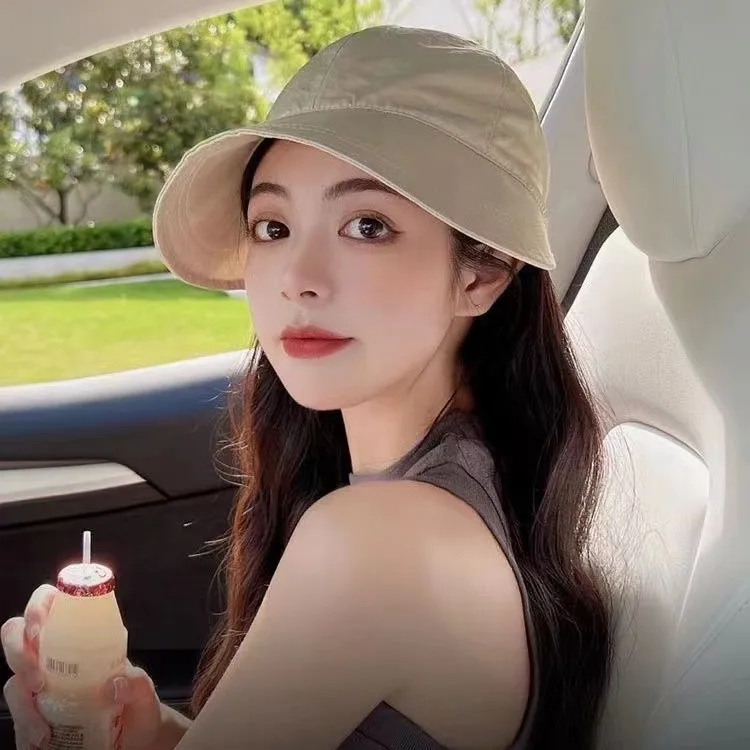 

Hot Spring and Summer Hat Sun Protection Women's Sun Hat Baseball Cap Broad-Brimmed Hat Cute Sun Protection Sun Protection Hat