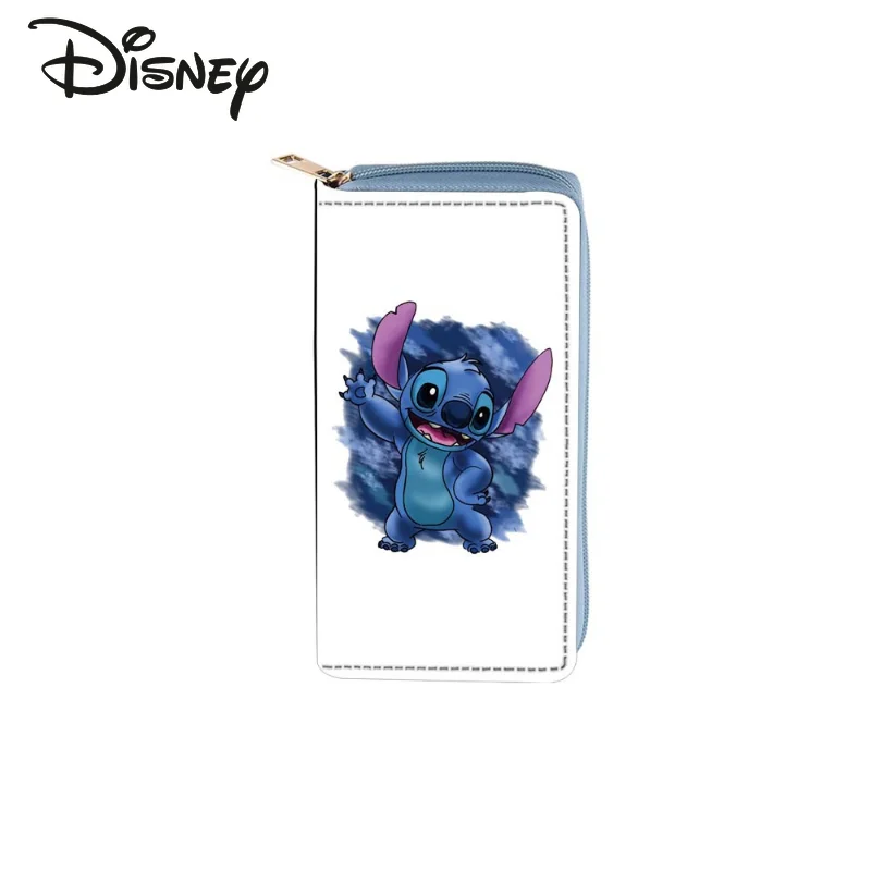 Disney Stitzer High Quality Women's Wallet Fashion Multifunctional Storage Student ID Card Bag Cartoon Long Money Zero Wallet