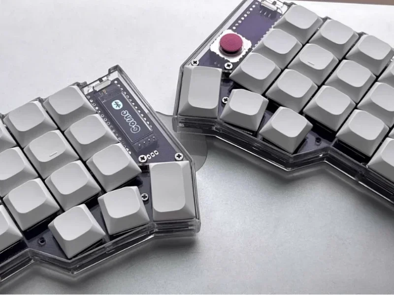 Беспроводной раздельный Игровой Набор клавиатуры с раздельной механической