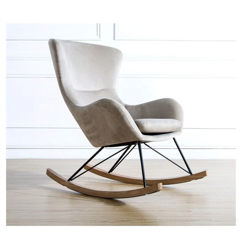 

Кресло-качалка в нордическом стиле для спальни