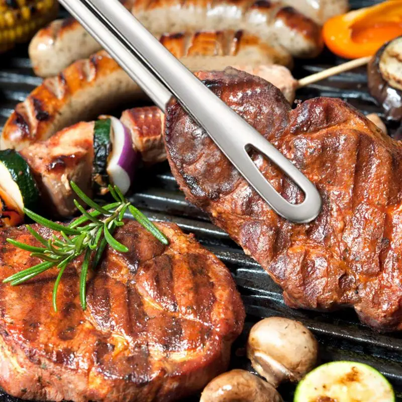 304 зажим из нержавеющей стали для десертов и еды буфета барбекю мяса легкий