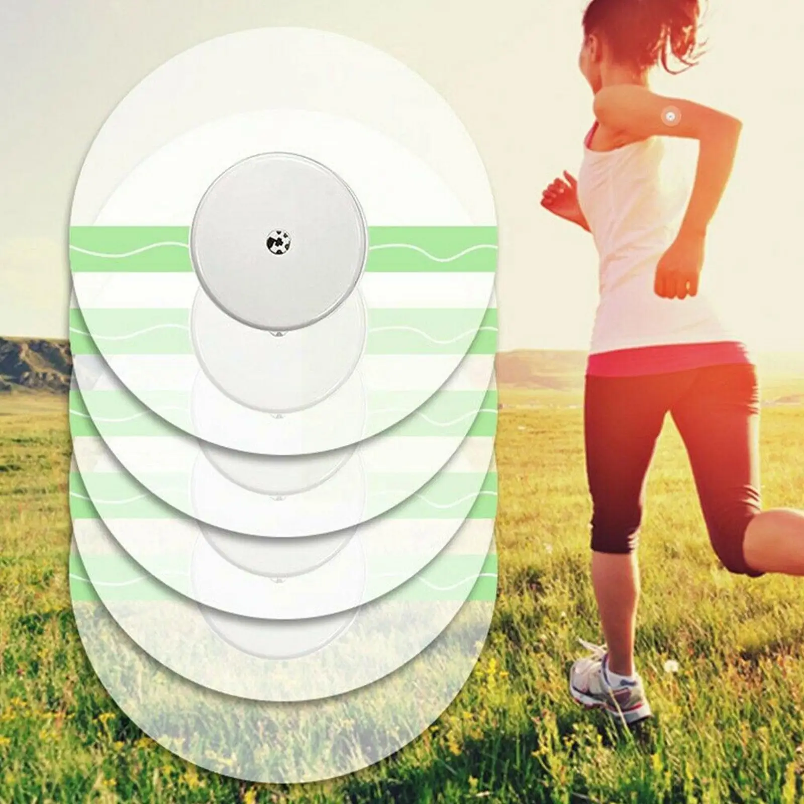 

Клейкие патчи Freestyle, 10 шт., водонепроницаемые липкие патчи CGM с пассивным датчиком, гибкие, без центра, J3W1