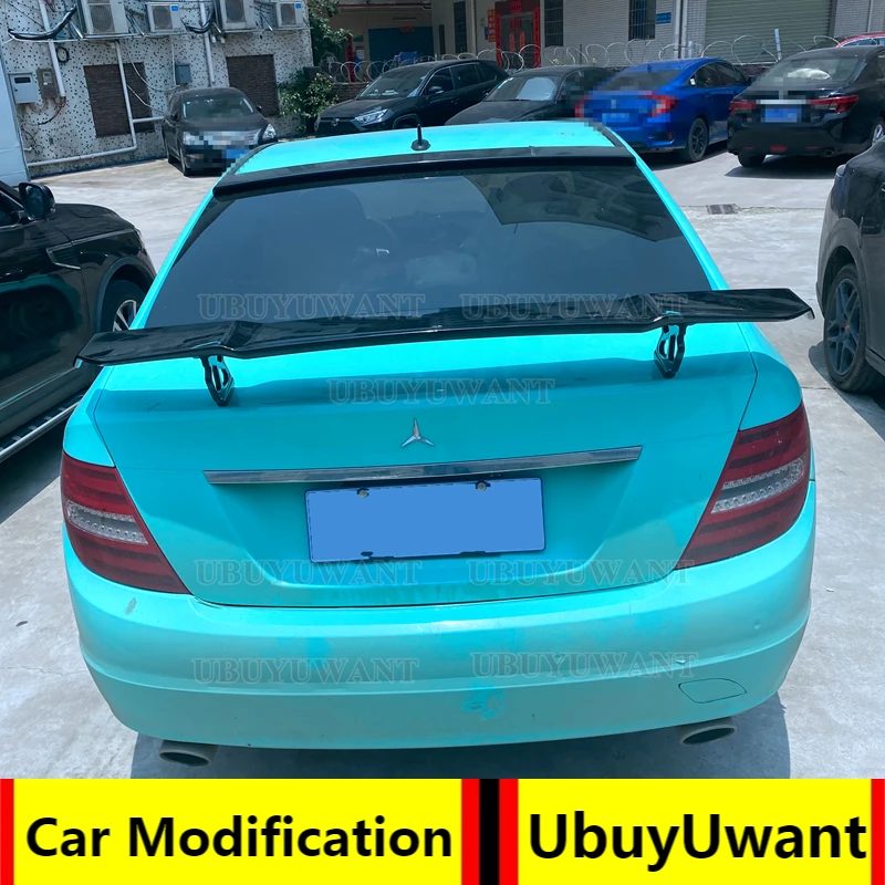 

Для W203 W204 W209 W219 W220 W221 W222 W223 АБС-пластик автомобильный Стайлинг задний багажник губа спойлер крыло для Mercedes Benz 2000-2022