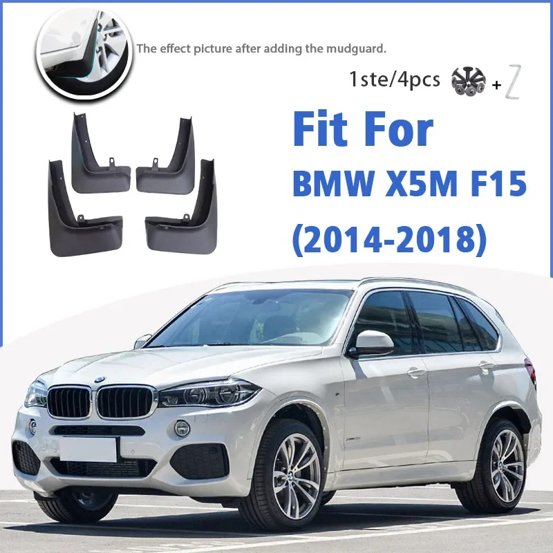 Для BMW X5 X5M F15 2014 2015 2016 2017 2018 брызговики брызговики на крыло автомобильные аксессуары передние и задние 4 шт.