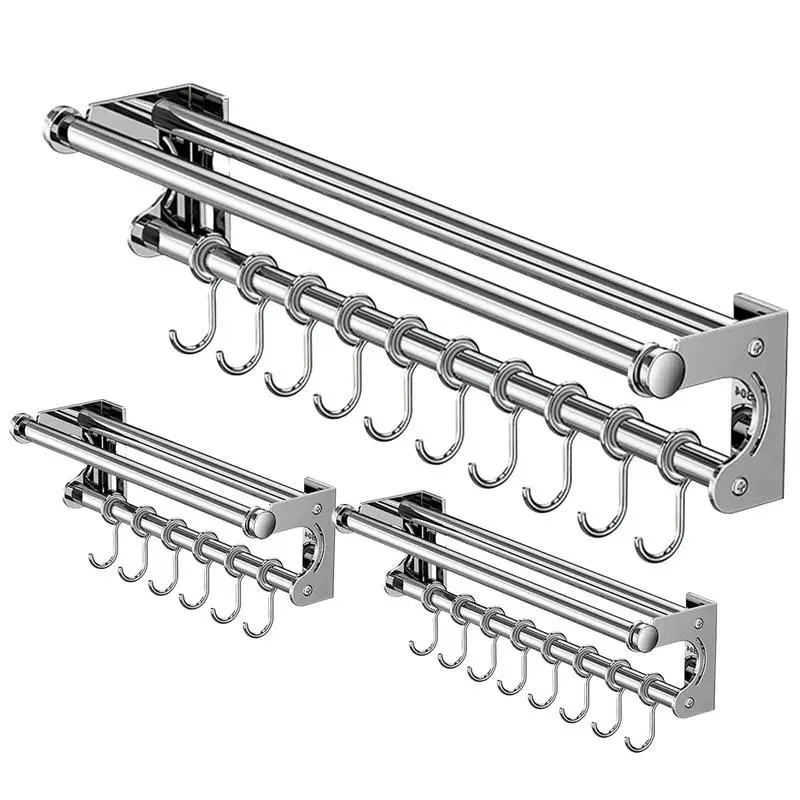 Полка для кухонной утвари Настенное крепление Держатель резака из нержавеющей