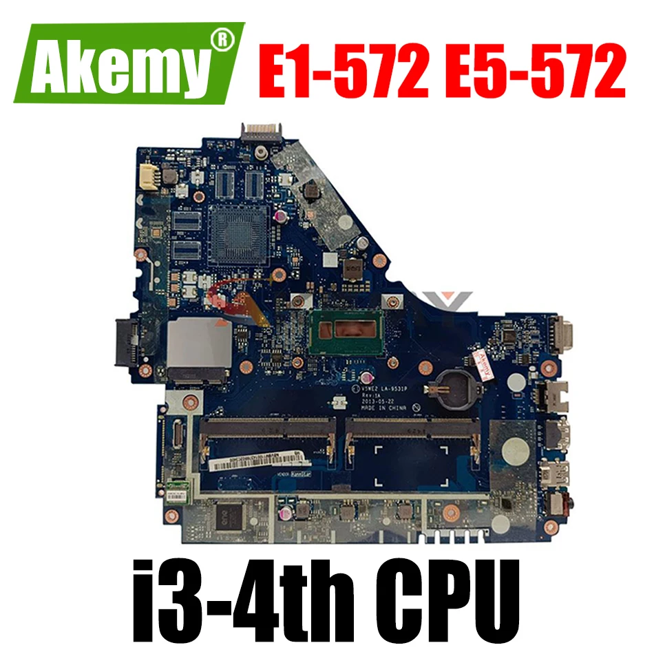 

Оригинальная материнская плата для ноутбука ACER Aspire E1-572 E5-572 E1-572 v5E5-572 Проверенная, хорошая бесплатная доставка