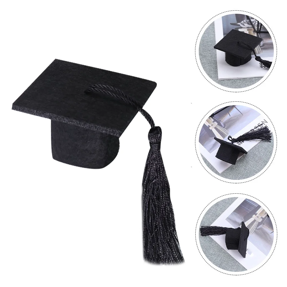 12 шт. мини-шляпа доктора выпускная вечеринка топперы для бутылок крошечные шапки