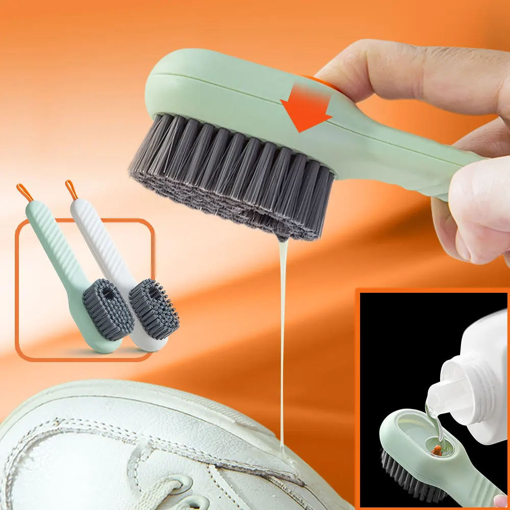 

Shoes Brush Cleaning Laundry Scrubbing Brush Scrub Household Soft Bristle Automatic Liquid Cleaning Adding Hydraulic Shoes Brush