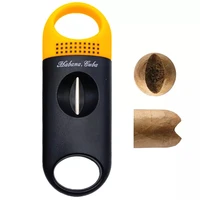 new cohiba cigar cutter plastic v cut stainless steel blade guillotine portable cigars cutting pocket gadgets zigarren cutter