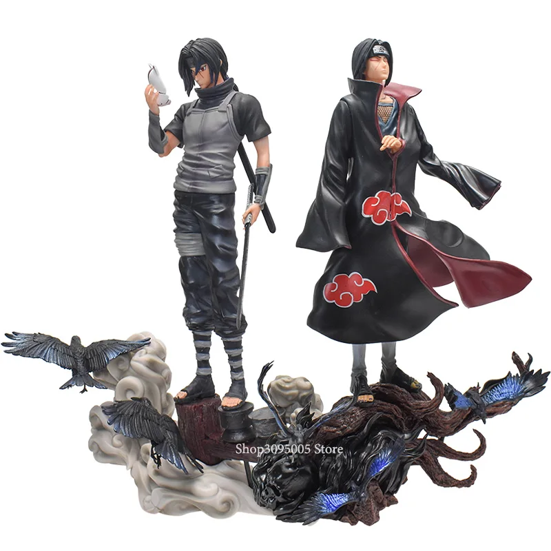 

Naruto Action Figure Uchiha Itachi Dark Part Akatsuki GK Itachi Doll PVC Anime Figures Shippuden Model Statue Collectible Toy