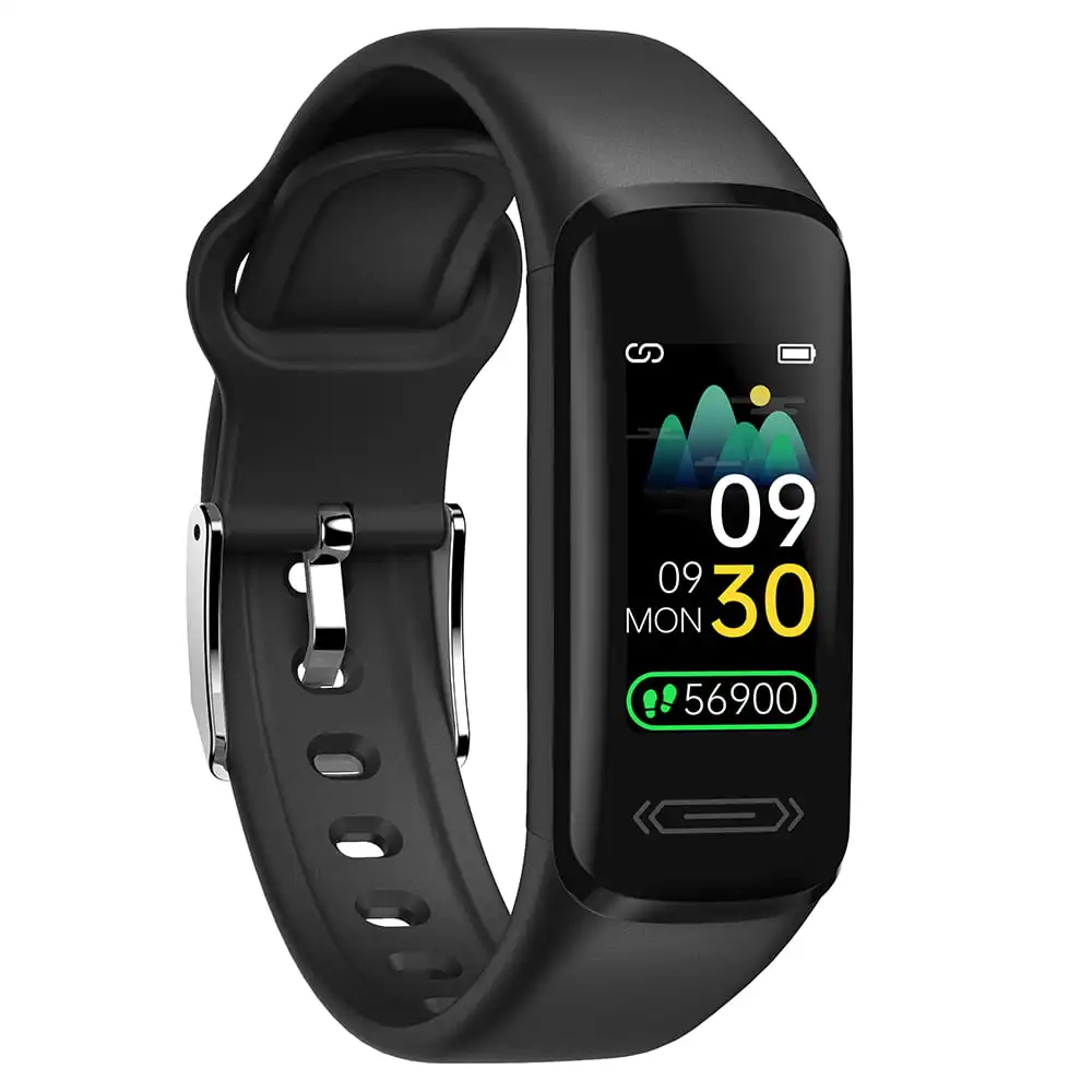 

Fitness Tracker Watch with Heart Rate Sleep Monitor All-Day Body Temperature Steps Calories Counter, IP68 Waterproof Fitness Wa