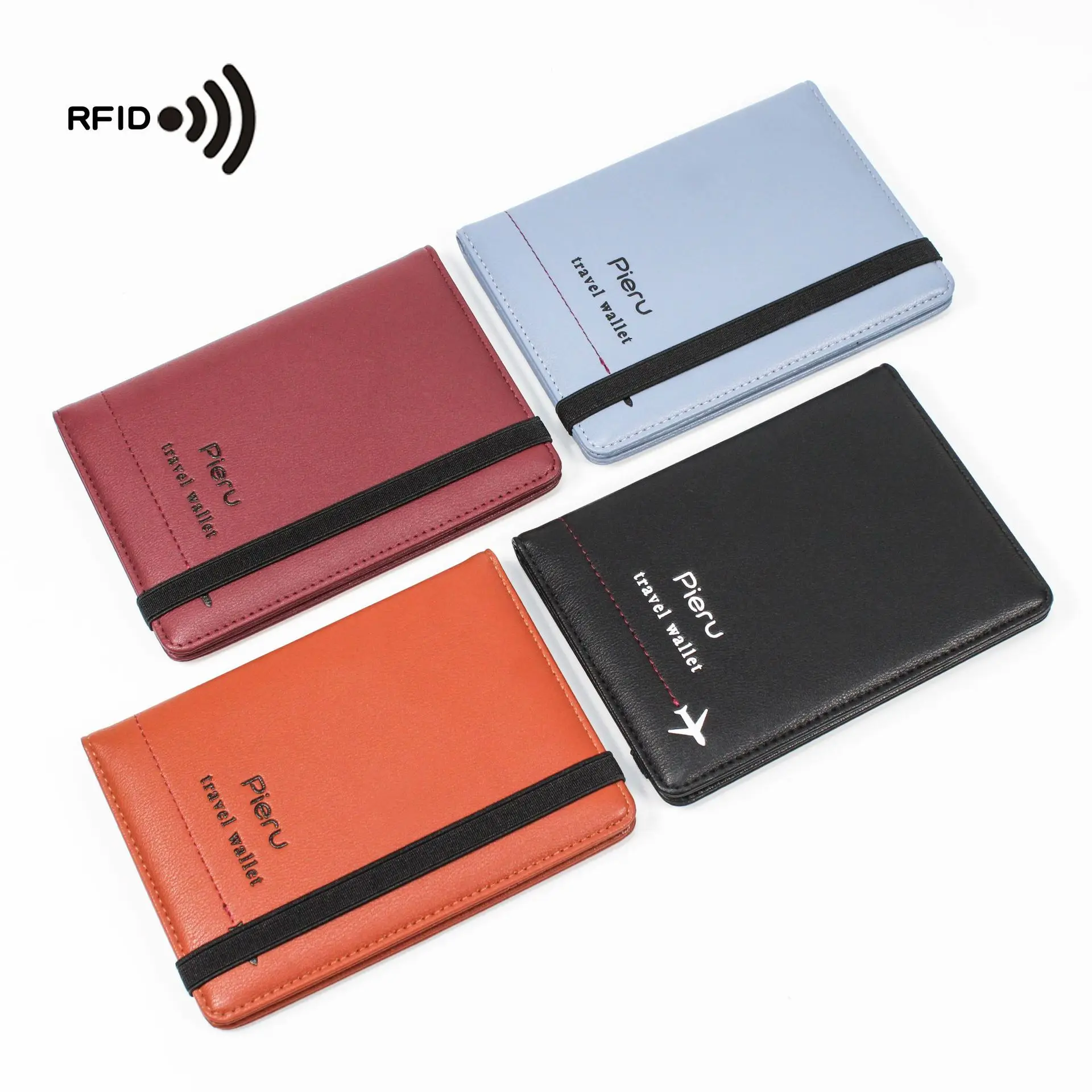 PU Leather Passport Holder Vaccine Card Holder RFID Blocking Travel Wallet Id Card Case Passport Cover for Women/Men