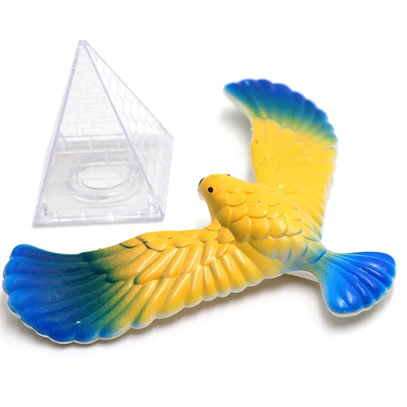

Magic Balancing Bird Science Desk Toy Balancing Eagle Novelty Fun Children Learning Gift Kid Educational Toy With Pyramid Stand,
