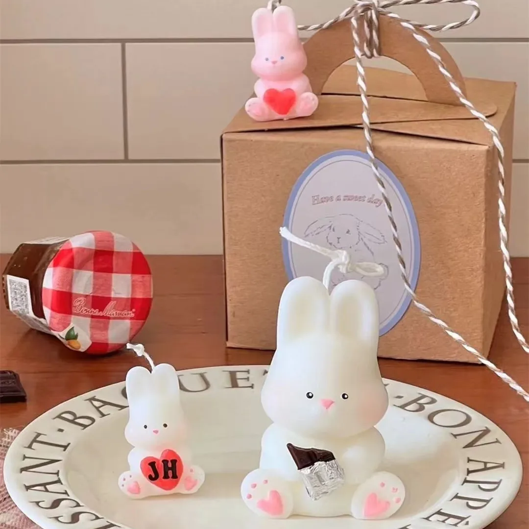 Aflorecer пасхальный кролик силиконовая форма для мыла искусственная в форме