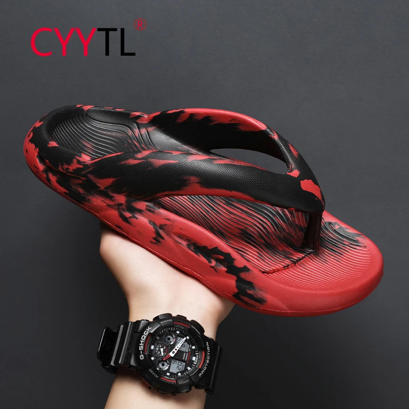 

Сандалии CYYTL женские на плоской подошве, удобные мягкие шлепанцы, без застежки, Повседневная пляжная обувь, домашние тапочки