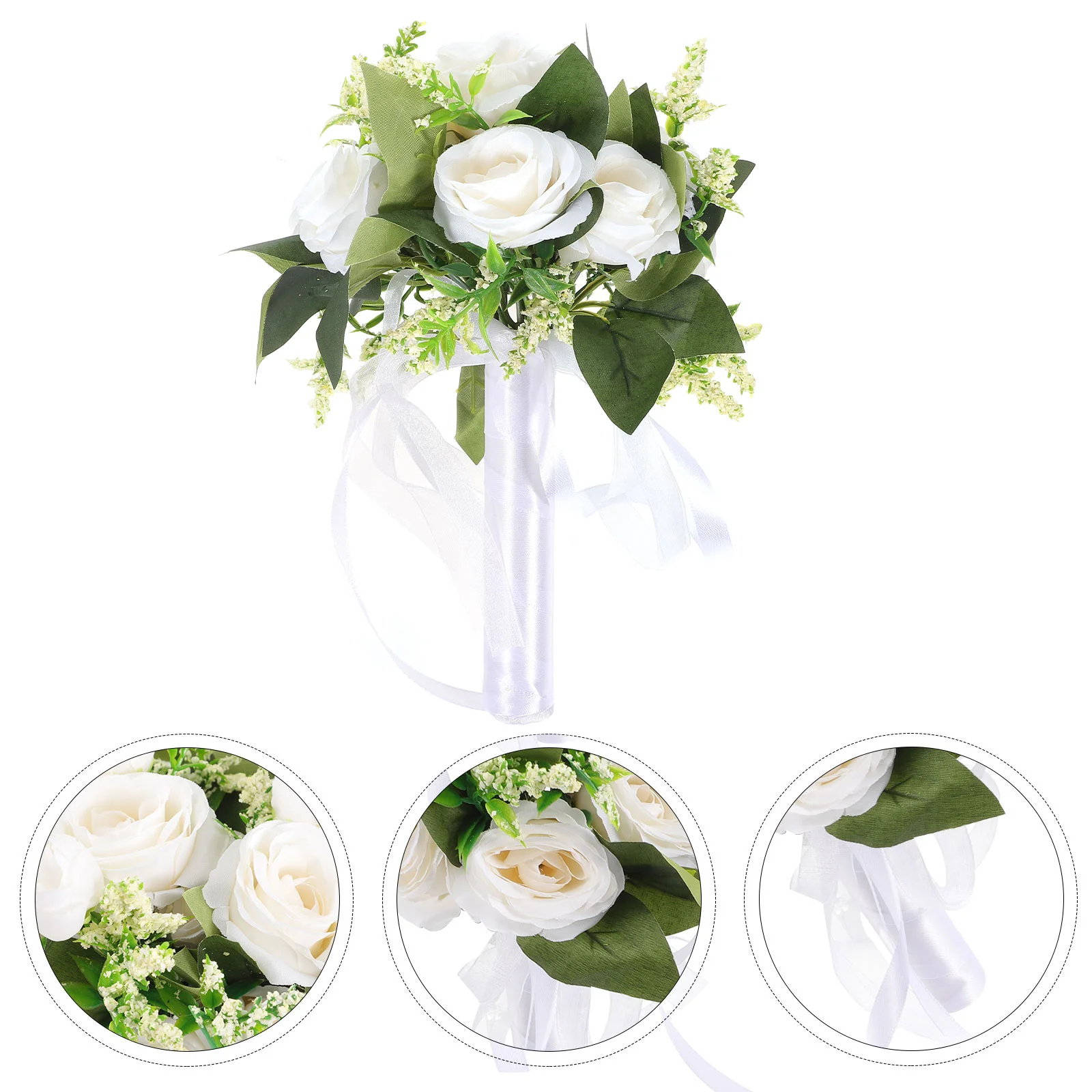 

Fake Flower Arrangement Wedding Bride Bouquets Supplies Baby Shower Centerpiece Bridesmaid