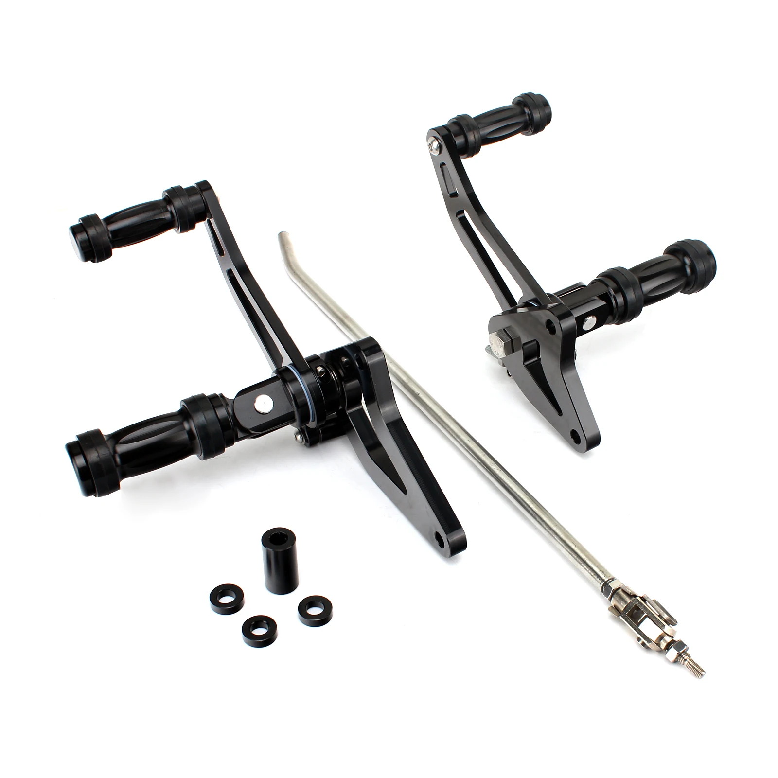 Фото BIKINGBOY Shadow VLX 600 VT600 CD Deluxe VT 600 C 88-07 89 90 91 92 93 94 95 96 97 98 99 00 01 02 3.5-дюймовые передние подножки (форвард-контролл) и задние подножки (риар-сетс) №1