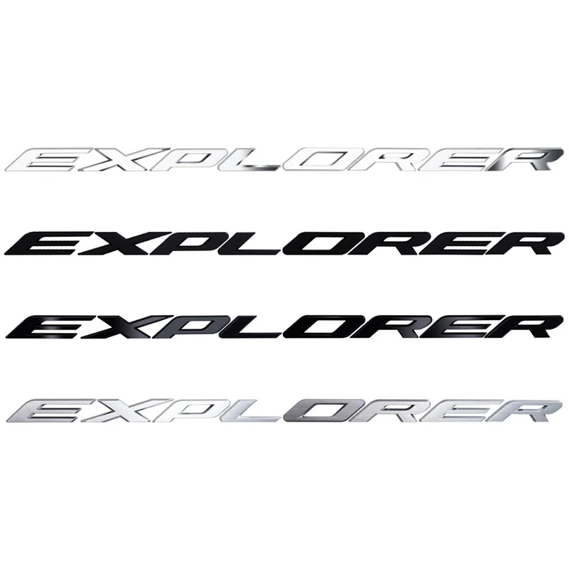 3D ABS EXPLORER фиксированные буквы эмблема передней капота автомобиля хромированный