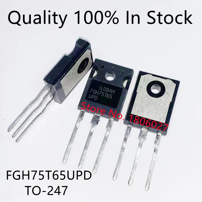 

5PCS/lot FGH75T65UPD TO-247 650V75A Spot hot sale