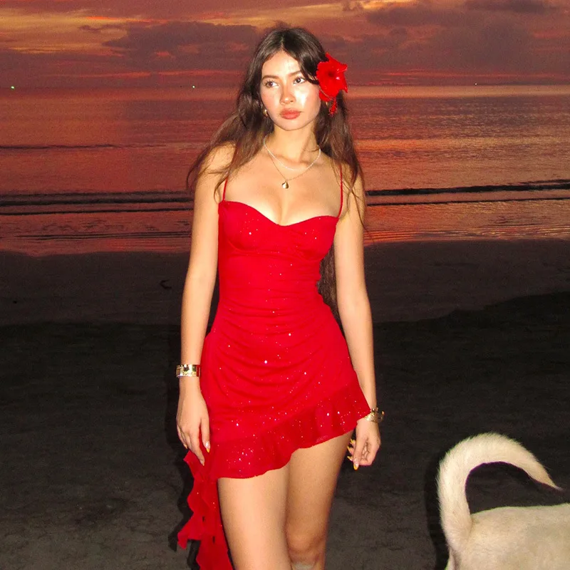 Красное платье Jyate