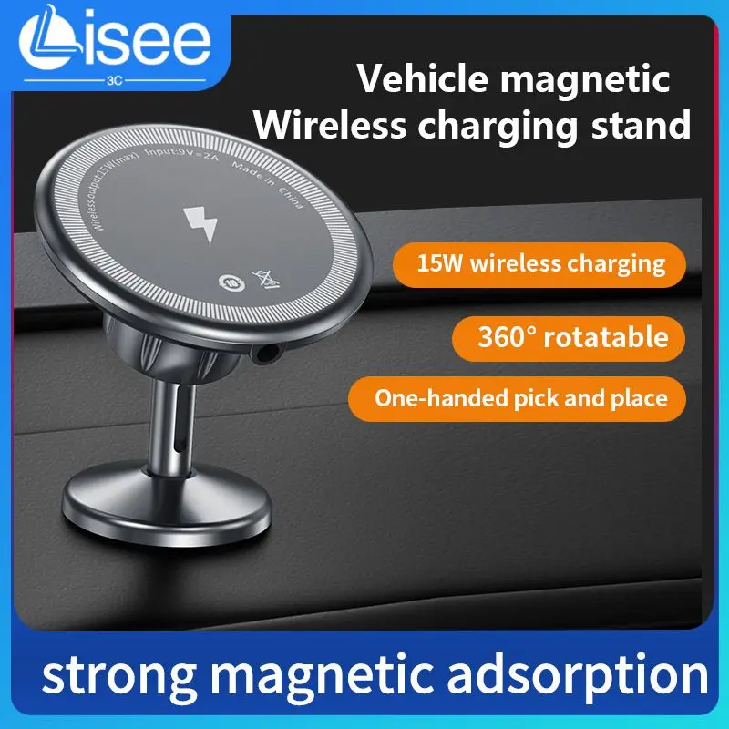 

Small And Light Magnetic Wireless Charger Strong Magnetic Easy To Charge Qi Wireless Charger 15w Phone Holder For Iphone 12 13