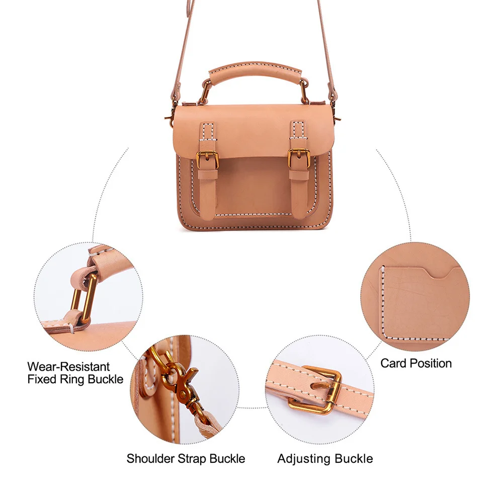 Женская сумка через плечо из натуральной кожи