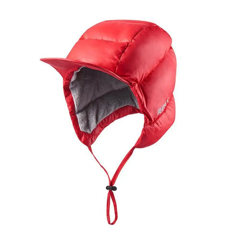 

Windproof Duck Down Peaked Hat Thermal Waterproof Earflap Warm Fleece Soft for Cycling Hunting Cold Weather Outdoor Sports
