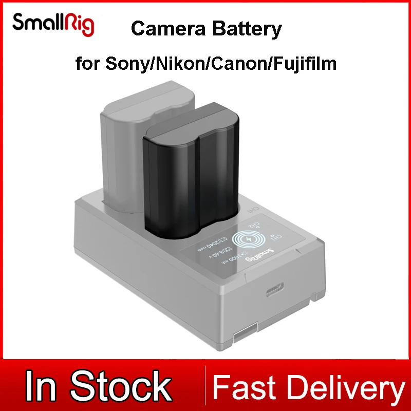 

SmallRig NP-FW50 / EN-EL15 / LP-E6NH / NP-W235 / NP-F970 / NP-FZ100 Camera Battery for for Sony Nikon Canon Fujifilm Cameras