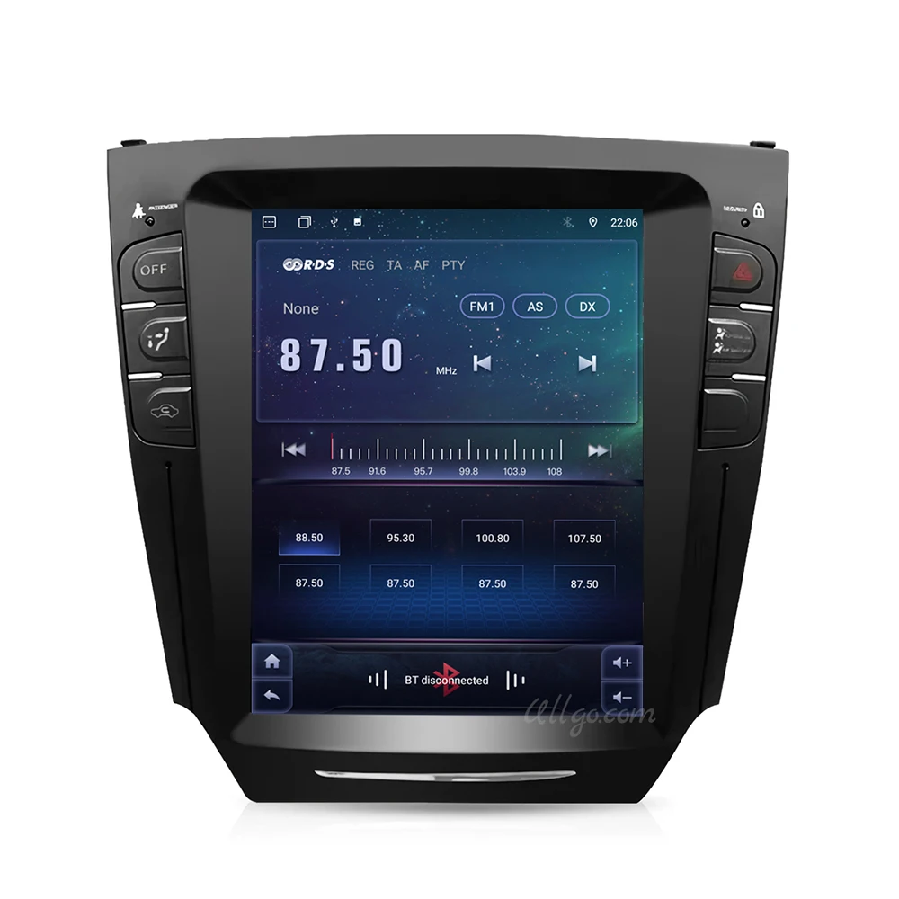Фото Автомобильный радиоприемник Android с вертикальным экраном 10,4 для Lexus IS200 IS250 IS300 IS300C 2006-2011 №2