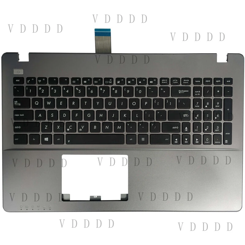 Фото Л... Клавиатура US-стандарта для ASUS X550LB X550LC X550LD X550LDV X550LN X550MJ X550V, крышка для подставки под запястья №4