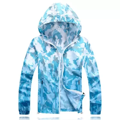 

New2022 Quick Dry Men Windbreaker Skin Jackets Summer Sunscreen Camouflage Mens Outwear Ultralight Breathable Coats,TA105