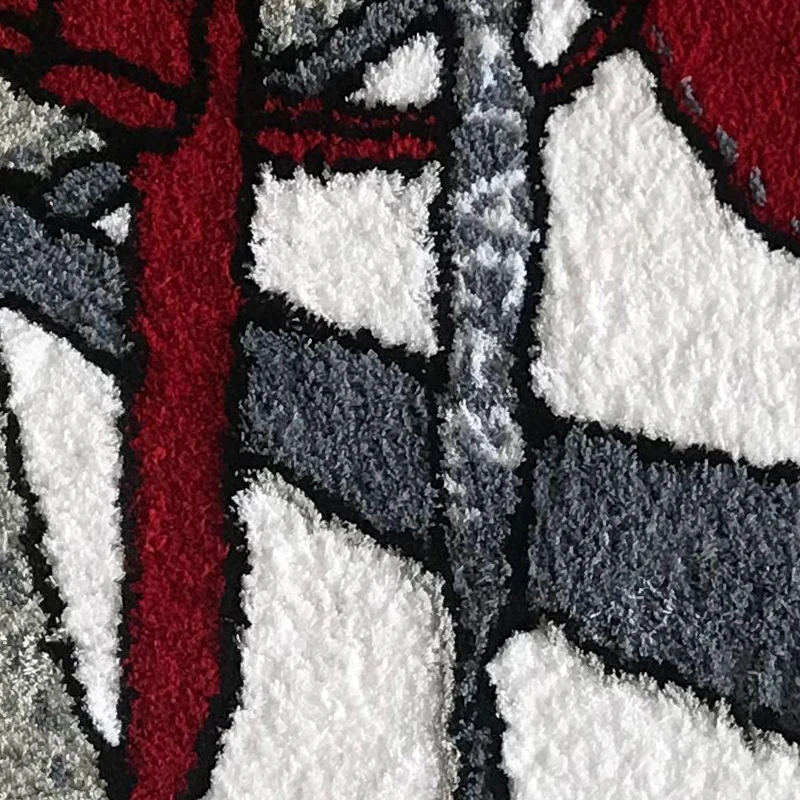 Оптовая цена современная модная обувь 3D напольный коврик прикроватный для