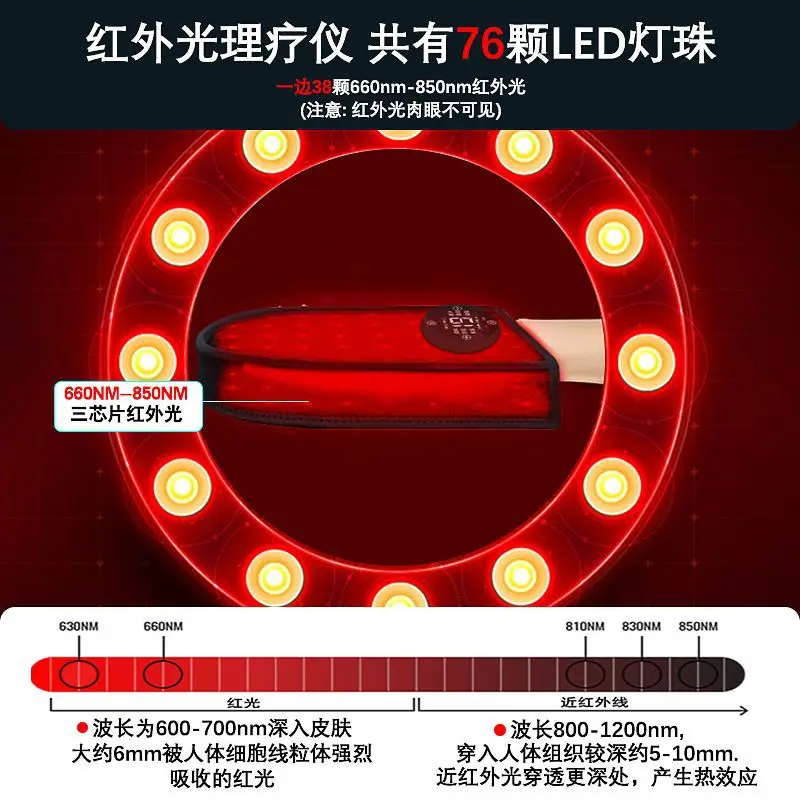 -Border бытовые перчатки с красным светом физиотерапевтический инструмент