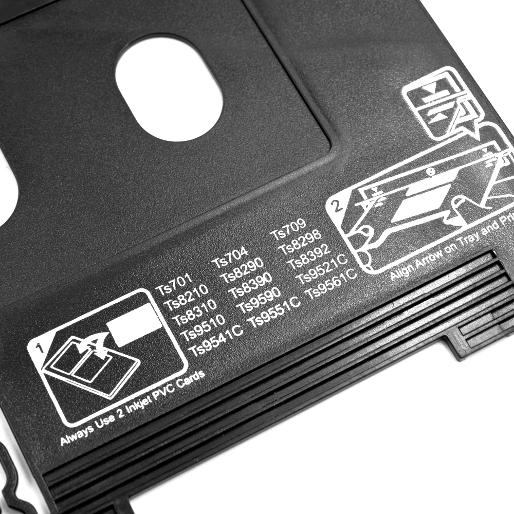 Фото Струйный лоток для идентификационных карт из ПВХ для принтеров Canon Pixma TS8220 TS8320 TS8230 TS8330 TS8240 TS8340 TS8250 TS8350 TS8260 TS8360 №2