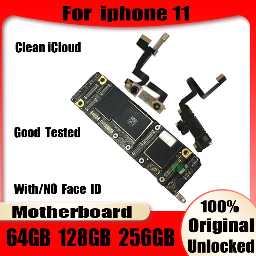

Заводская разблокировка Бесплатный icloud для материнской платы iPhone 11 100% оригинал с/без распознавания лица полная проверенная логическая пла...