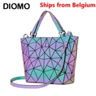Доставка из Бельгии DIOMO Роскошные Светящиеся женские сумки 2021 женские модные сумки-тоут с верхней ручкой сумки через плечо для женщин
