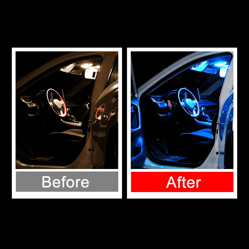 4 шт. Автомобильные светодиодные лампы 12 В для Honda Civic 10 2014 2015 2016 2017 2018 2019 2020 FA FD |