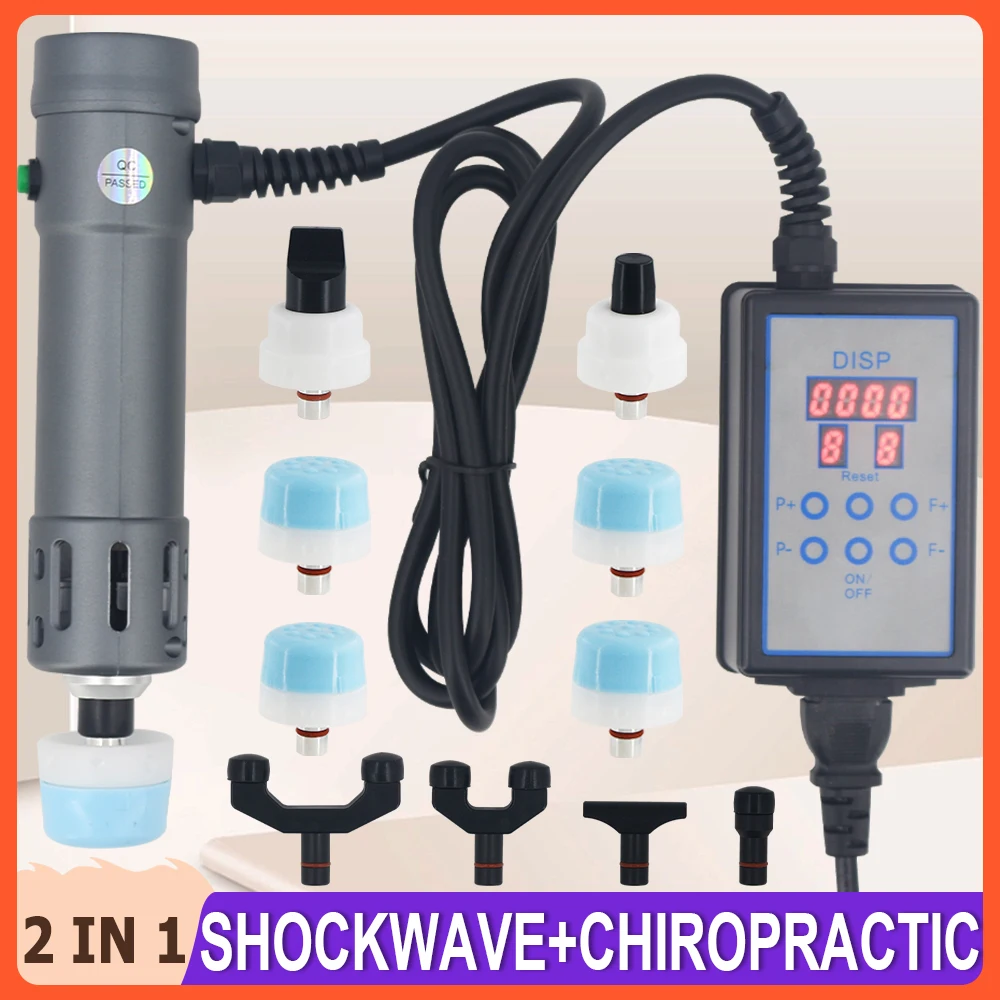 Аппарат для ударно-волновой терапии 2 в 1 инструменты хиропрактики лечения ЭД