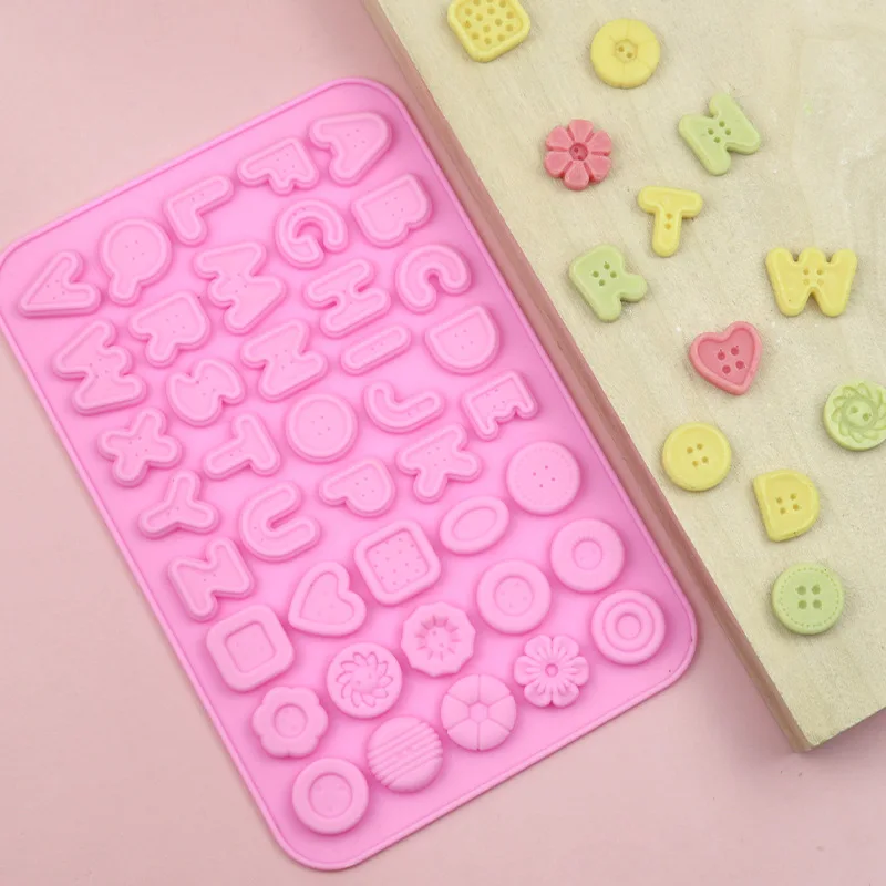 

Chocolate Mold DIY Silicone Mold Buttons 3D Silicone Fondant Cake Mold