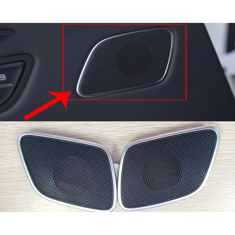 

Front Rear Door Tweeter Loudspeaker Speaker Cover Trim Panel Replacement for Audi A4 B8 2009 2010 2011 2012 2013 2014 2015 2016
