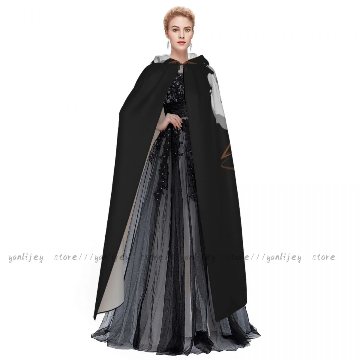 Клоун Череп в шляпе мафии плащ с капюшоном для косплея