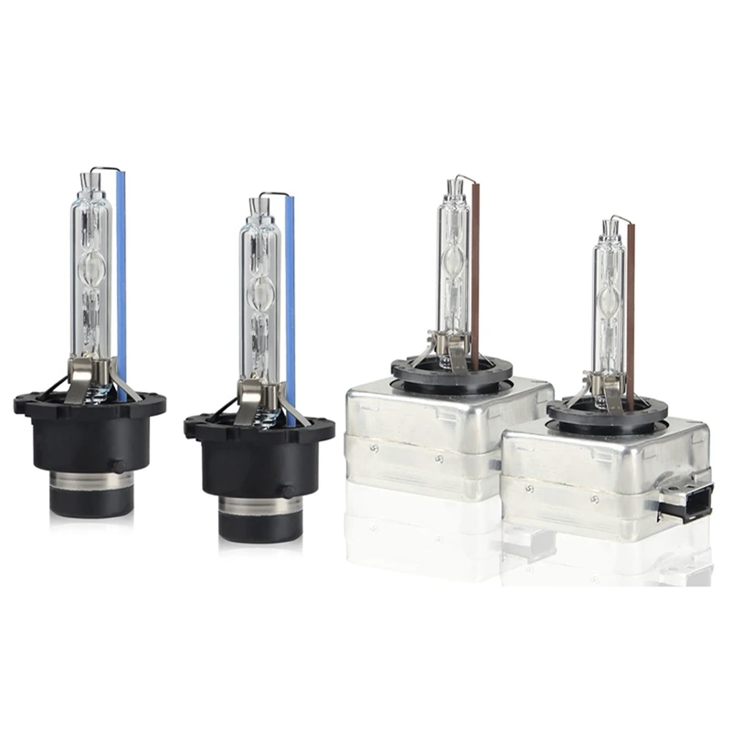 

2X D1S 4300K Xenon HID Replacement Headlight Bulbs 35W Warm White & 2X D2S HID Bulbs